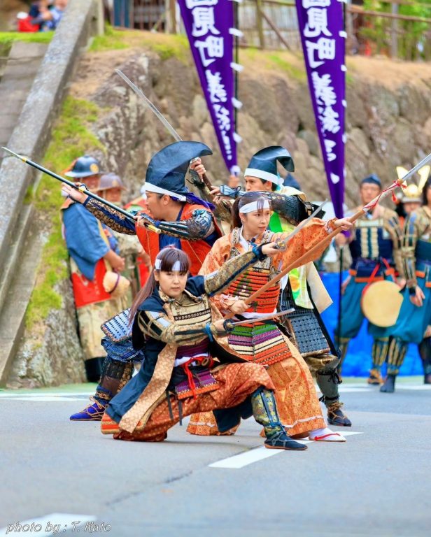 福島県国見町義経まつり2024  サムライパフォーマンス！！　(殺陣・祭り)