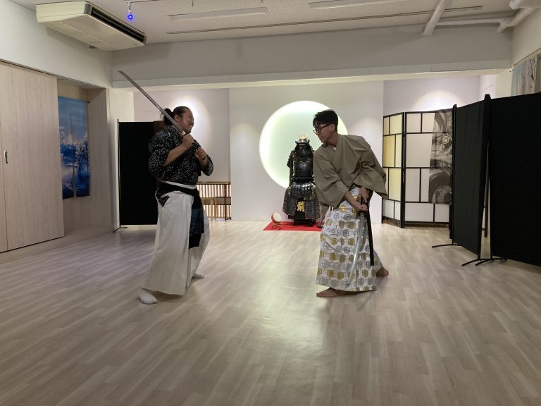 留学生様への課外授業！　侍体験！(東京・豊島区)
